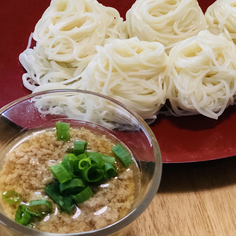 そうめんのつけ麺